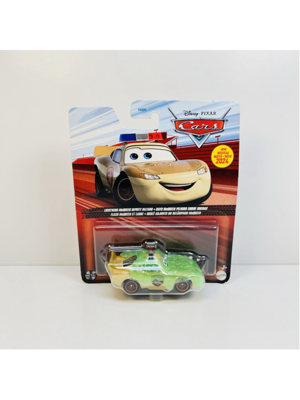 DISNEY PIXAR CARS SLIME COVERED LIGHTNING MCQUEEN DEPUTY HAZARD